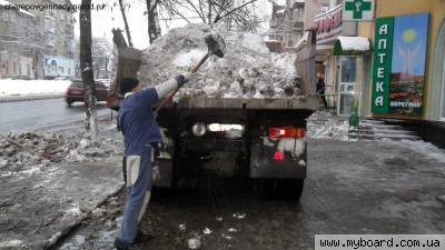 Фото Вывоз и погрузка снега.Донецк