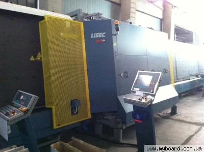 Фото Стеклопакетная линия Lisec 1600 X 3500 с газ прессом и роботом герметизации