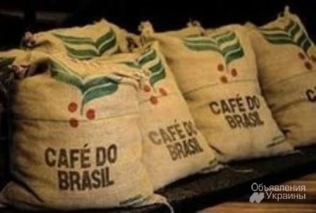 Фото Кофе Арабика Бразилия Сантос,  натуральный, зеленый (необжаренный) в зернах