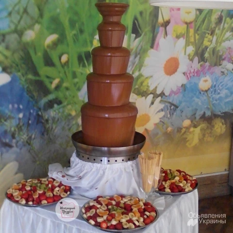 Фото Шоколадный фонтан на праздник в Киеве
