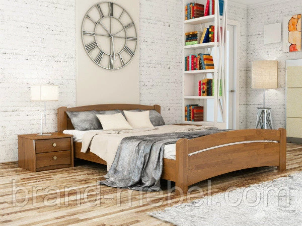 Фото Дерев'яне ліжко двоспальне «Венеція»