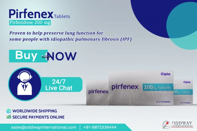 Фото IPF лекарства - Пирфенекс 200 мг Цена (Пирфенидон)