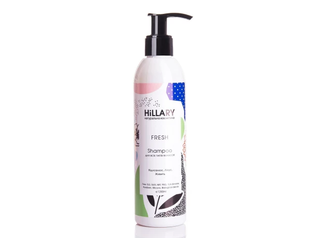 Фото Натуральний шампунь для всіх типів волосся Hillary FRESH Shampoo, 250 мл