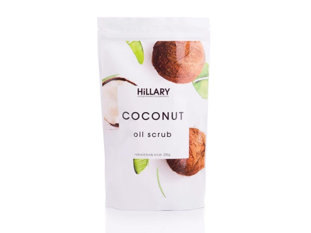 Фото Скраб для тіла кокосовий Hillary Coconut Oil Scrub, 200 г