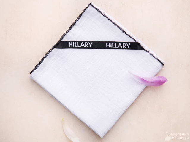 Фото Муслінова серветка для очищення обличчя Hillary