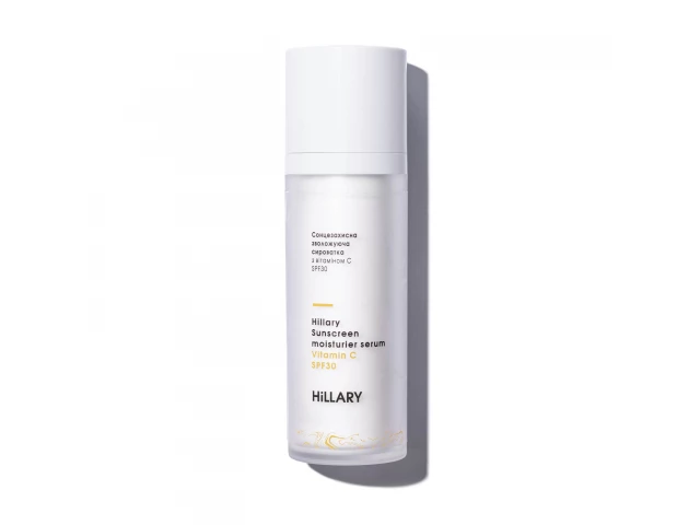 Фото Сонцезахисна зволожуюча сироватка з вітаміном С SPF30 Hillary Sunscreen moisturier serum Vitamin C SPF30, 30 мл