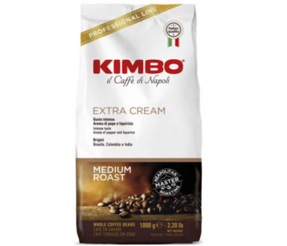 Фото Кофе Kimbo Extra Cream в зернах 1 кг