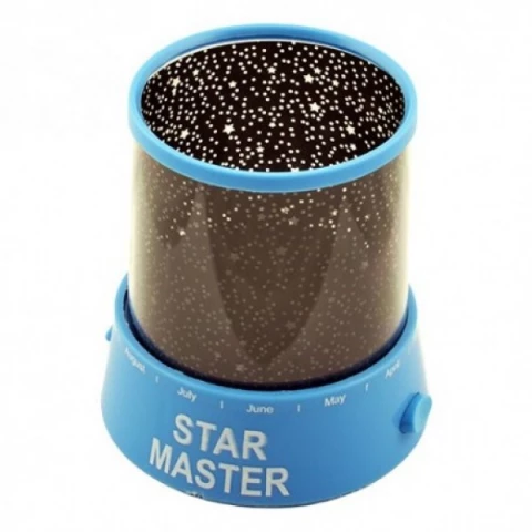 Фото Ночник - проектор Supretto Star Master от USB, голубой (5440)