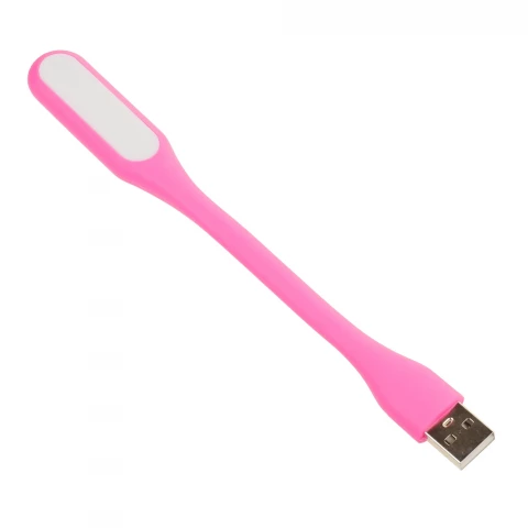 Фото Лампа USB Supretto для ноутбука мини, розовая (5164)
