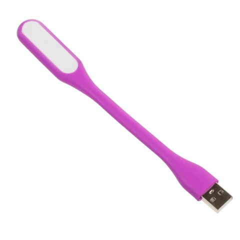 Фото Лампа USB Supretto для ноутбука мини, фиолетовая (5164)