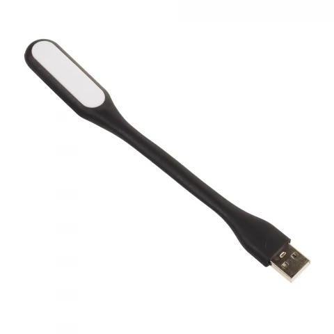 Фото Лампа USB Supretto для ноутбука мини, черная (5164)