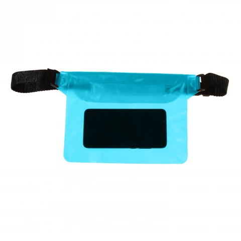 Фото Поясная сумка чехол Supretto водонепроницаемая, голубая (71390001)