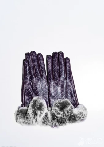 Фото Женские перчатки ISSA PLUS 7878  Universal фиолетовый