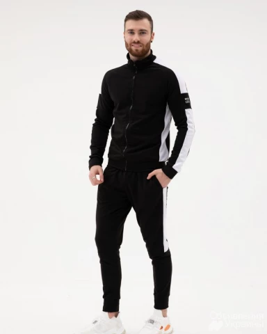 Фото Спортивные костюмы ISSA PLUS SG-15  XL черный/белый