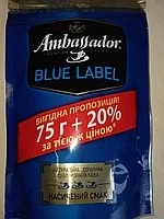 Фото Кофе растворимый « Ambassador Blue label » 75гр + 20% Амбассадор Блю