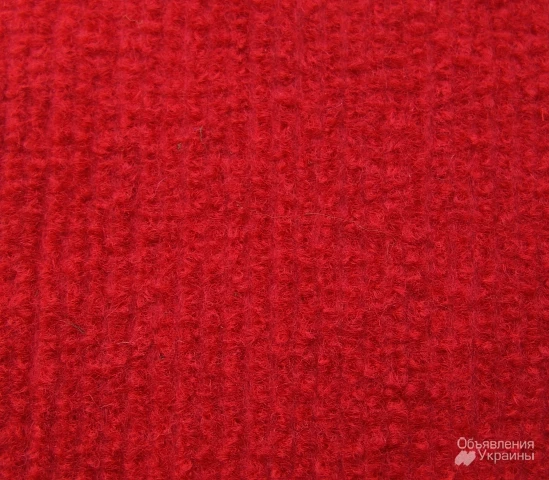 Фото Красный выставочный ковролин «EXPOCARPET» P105 (цвет ярко-красный)