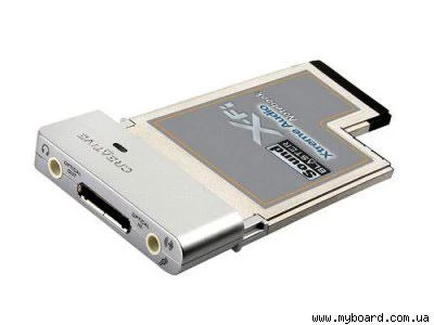 Фото звуковa картa Creative Sound Blaster X-Fi Xtreme Audio Notebook (нова)