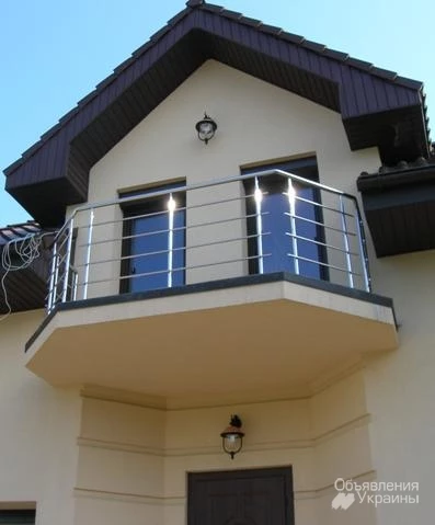 Фото Балконы и балконные ограждения из нержавеющей стали (нержавейки)