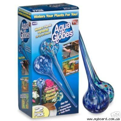 Фото Шары для полива Aqua Globes - полив цветов