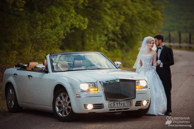Фото Кабриолеты на свадьбу, свадебные авто, лимузины, ретро в Крыму!