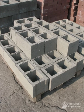 Фото Шлакоблок 20х20х40 цена Херсон Купить шлакоблок в Херсоне