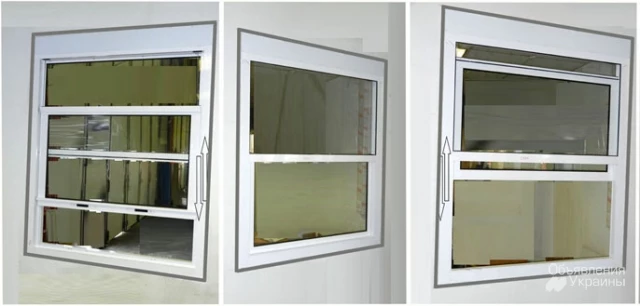 Фото Подъемно-сдвижные окна из холодного алюминия .