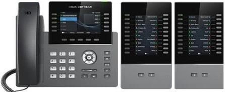 Фото Grandstream GRP2615, ip телефон + два модуля розширення GBX20, Wi-Fi, Bluetooth, PoE