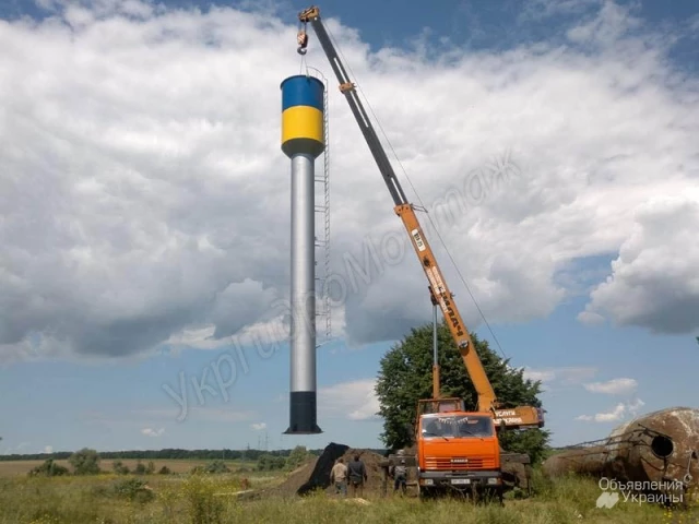 Фото Водонапорные башни и резервуары, Изготовление, монтаж по всей Украине