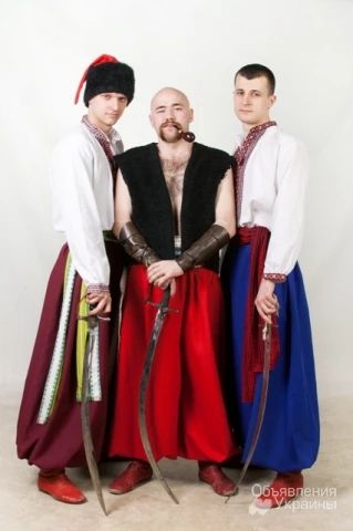 Фото Украинские казаки, шоу-казаков, заказать выступление, бои на мечах.