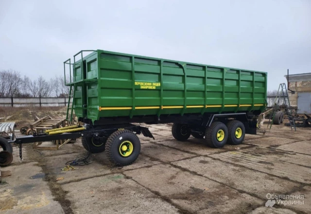 Фото Причіп трьохвісний 3ПТС-20 Самоскидний Тракторний Зерновоз (3ПТС12 НТС20 )