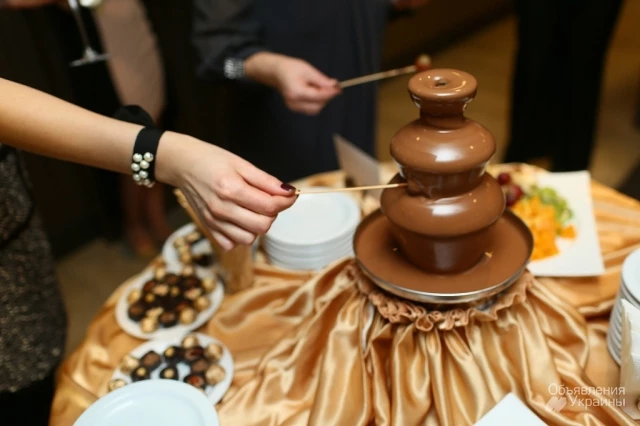 Фото Аренда шоколадного фонтана на свадьбу
