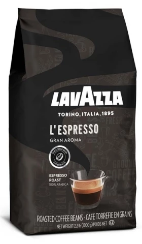 Фото Lavazza L'Espresso Gran Aroma кофе в зернах 1 кг