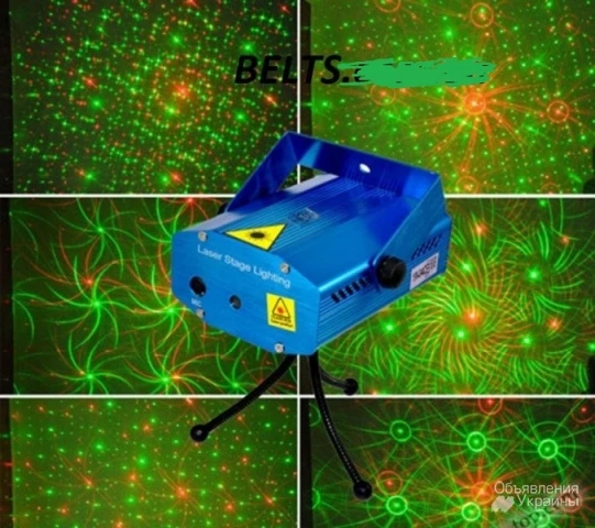Фото Лазерный проектор Mini Laser 6 в 1 (диско лазер,проектор)