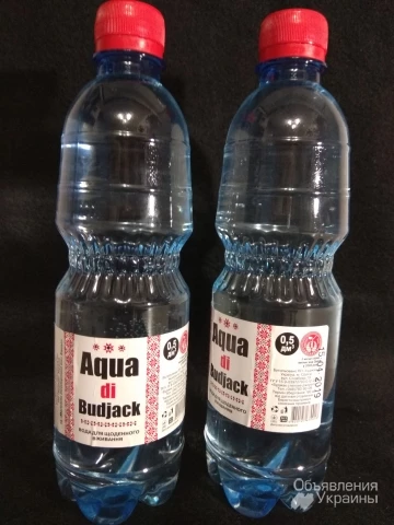 Фото Вода «Aqua di Budjack» 0,5л.