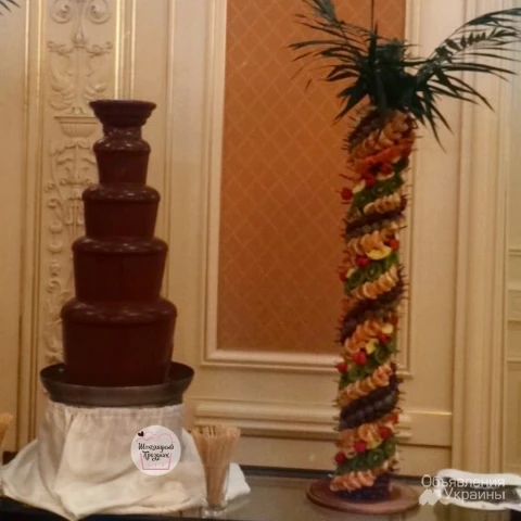 Фото Фруктовая пальма – настоящий атрибут праздничного стола, отличный десерт