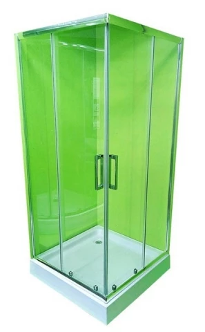 Фото ИТАЛИЯ!!! Душевая кабина Veronis KNS-100 прозрачное стекло 100х100х195 + СКИДКА!!! ДО 40%!!!