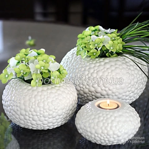 Фото Новогодние Скидки! Керамические вазы для цветов, декор из коллекции Этна.