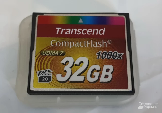 Фото Карта памяти Transcend Compact Flash 32gb 1000x