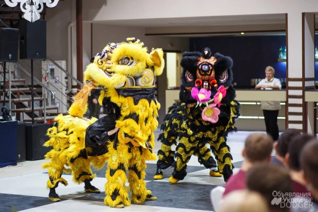 Фото Шоу программа на Китайский Новый год в Киеве - танец Льва, танец дракона