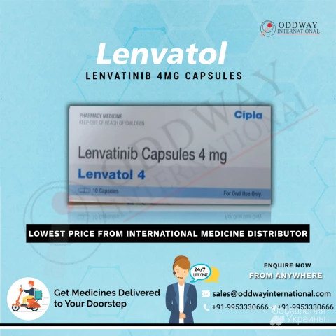 Фото Ленватол 4 мг Ленватиниб в капсулах по самой низкой цене