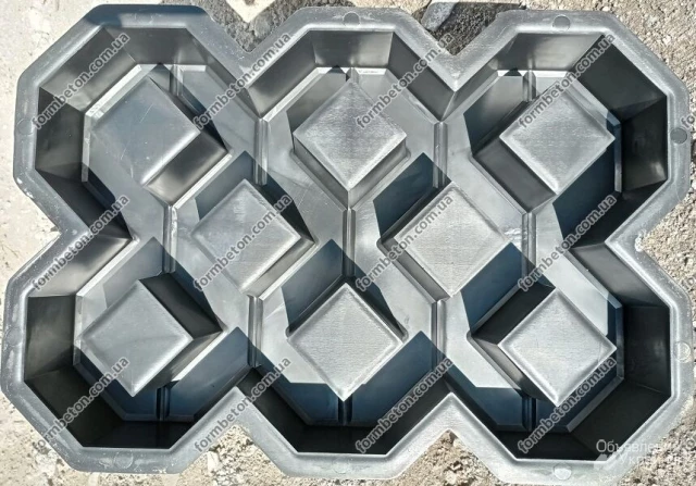 Фото формы для тротуарной плитки газонная решетки 600х400