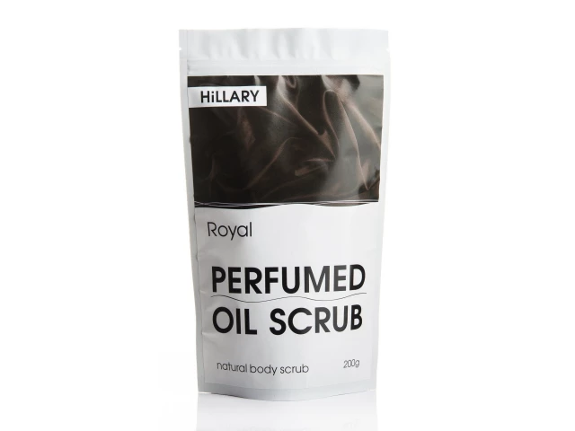 Фото Скраб для тіла парфумований Hillary Royal Perfumed Oil Scrub, 200 г