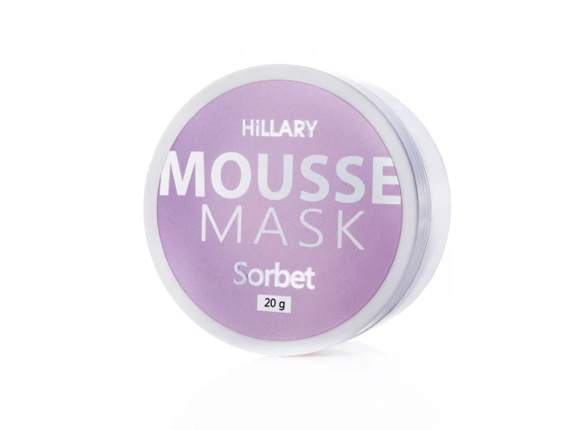 Фото Мус-маска для обличчя пом'якшуюча Hillary MOUSSE MASK Sorbet, 20 г