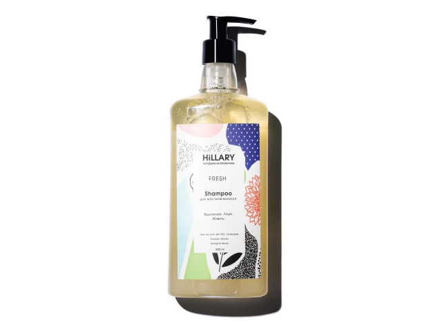Фото Натуральний шампунь для всіх типів волосся Hillary FRESH Shampoo, 500 мл