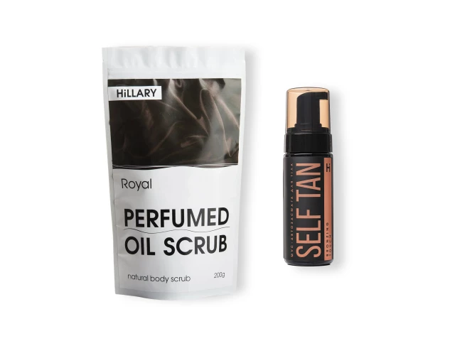 Фото Мус-автозасмага для тіла + Скраб для тіла Royal Perfumed Oil Scrub В ПОДАРУНОК!