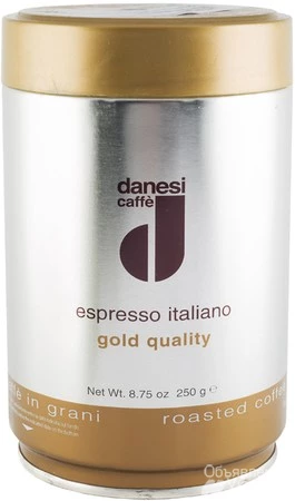 Фото Кофе Danesi Espresso gold ж/б в зернах 250 г