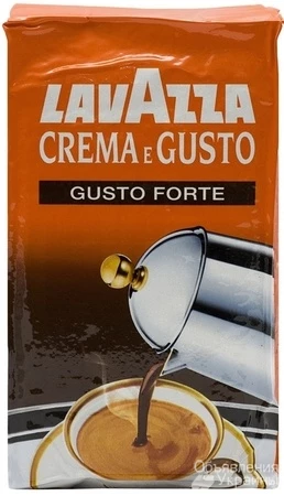 Фото Кофе Lavazza Crema e gusto Forte молотый 250 г