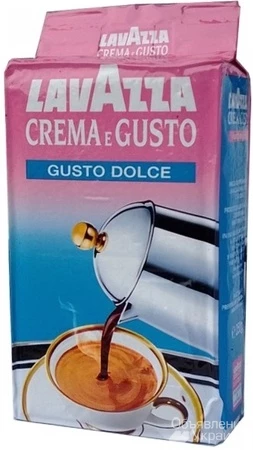 Фото Кофе Lavazza Crema e gusto gusto Dolce молотый 250 г