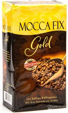 Фото Кофе ROSTfein Mocca Fix gold молотый 500 г