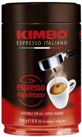 Фото Кофе KIMBO Espresso Napoletano ж/б молотый 250 г